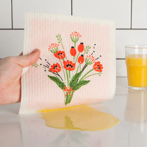 Bouquet Swedish Dishcloth