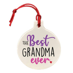The Best Grandma Ornament