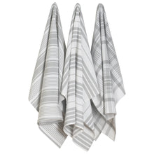 Load image into Gallery viewer, London Grey Jumbo Dishtowels - Set of 3
