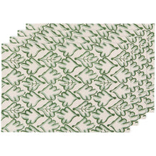 Load image into Gallery viewer, Hedge Block Print Placemats - Set of 2
