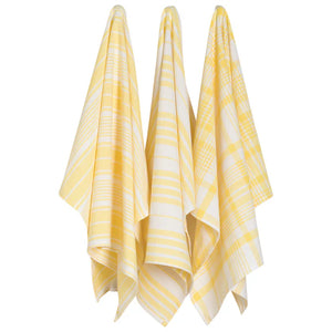 Lemon Jumbo Dishtowels - Set of 3