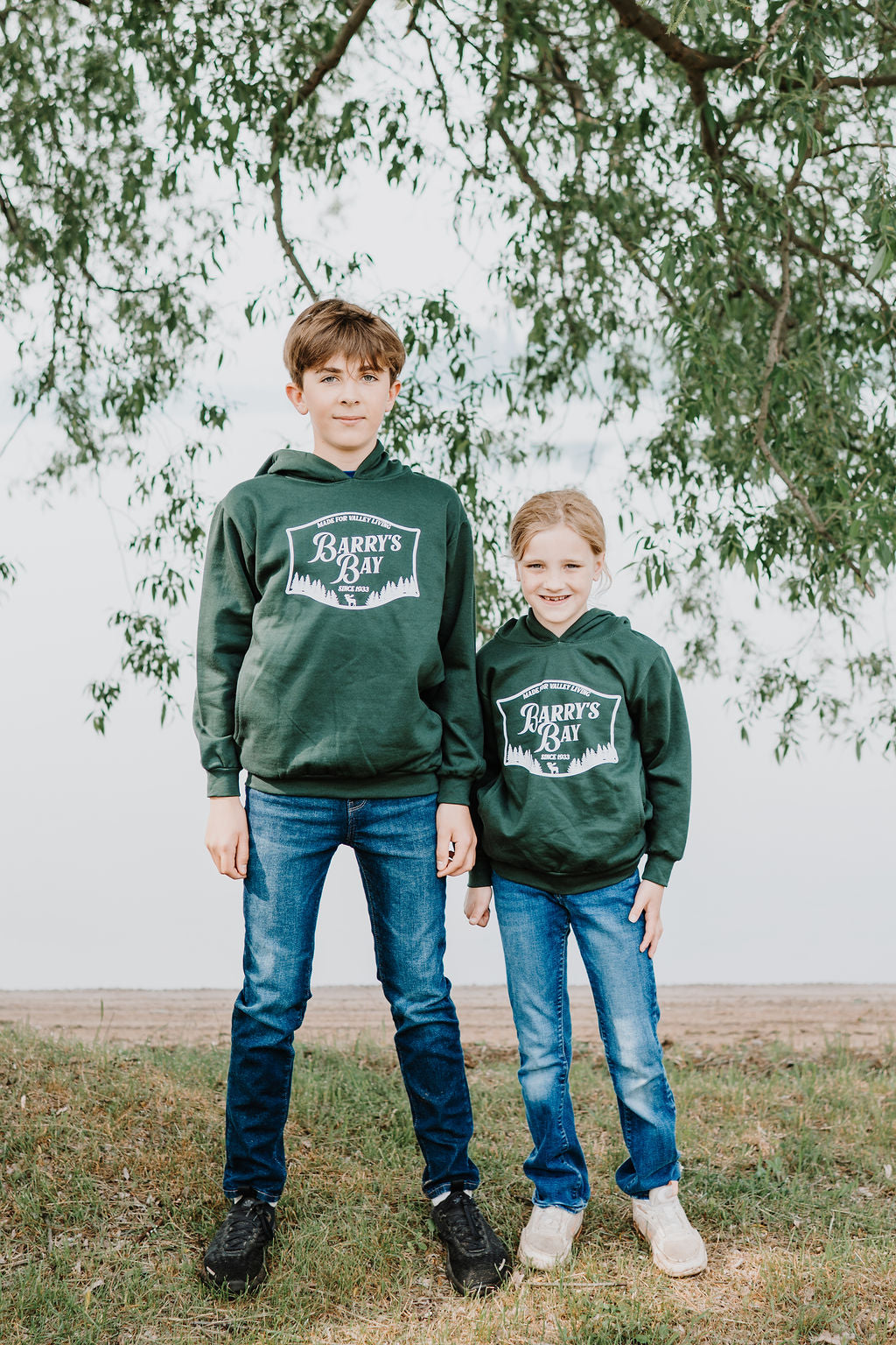 Forest Green - Barry's Bay Patch Youth Hoodie