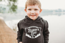 Load image into Gallery viewer, Charcoal - Barry&#39;s Bay Patch Kids Hoodie
