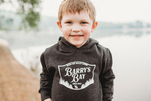 Charcoal - Barry's Bay Patch Kids Hoodie