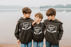 Heather Charcoal - Barry's Bay Patch Youth Hoodie