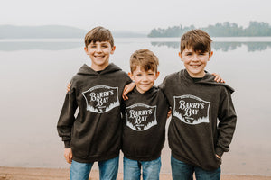 Heather Charcoal - Barry's Bay Patch Youth Hoodie