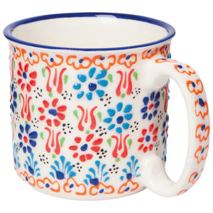 Multi White Evani Mug