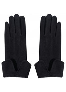 Black Cut Gloves