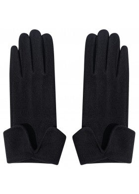 Black Cut Gloves