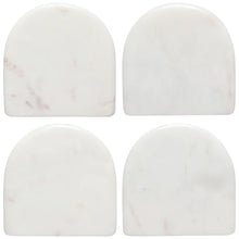 Load image into Gallery viewer, White Arch Marble Coasters - Set of 4
