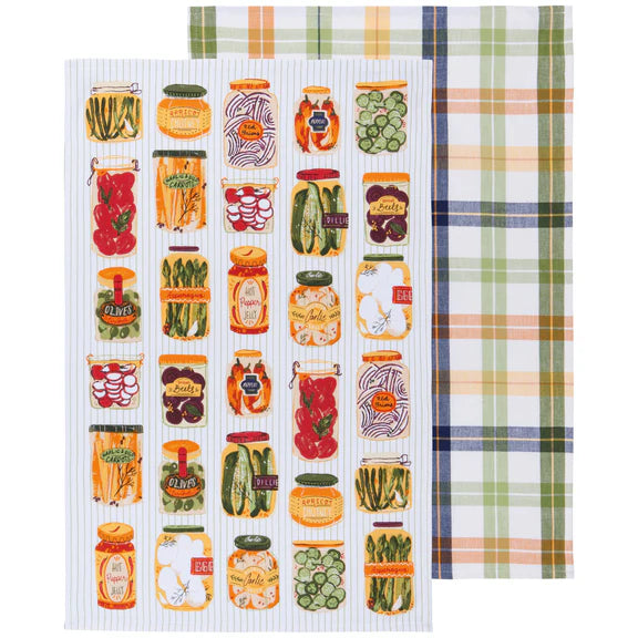 Pickling Cotton Dishtowel - Set of 2