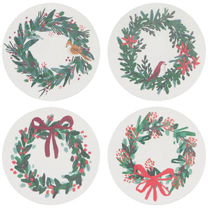 Wreaths Soak Up Coaster - Assorted