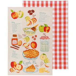 Grandma's Apple Pie Dishtowel - Set of 2