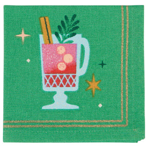 Spirits Bright Cocktail Napkins - Set of 4