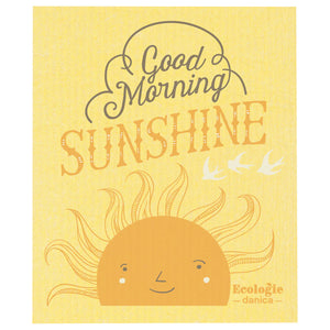 Good Morning Sun Swedish Dishcloth