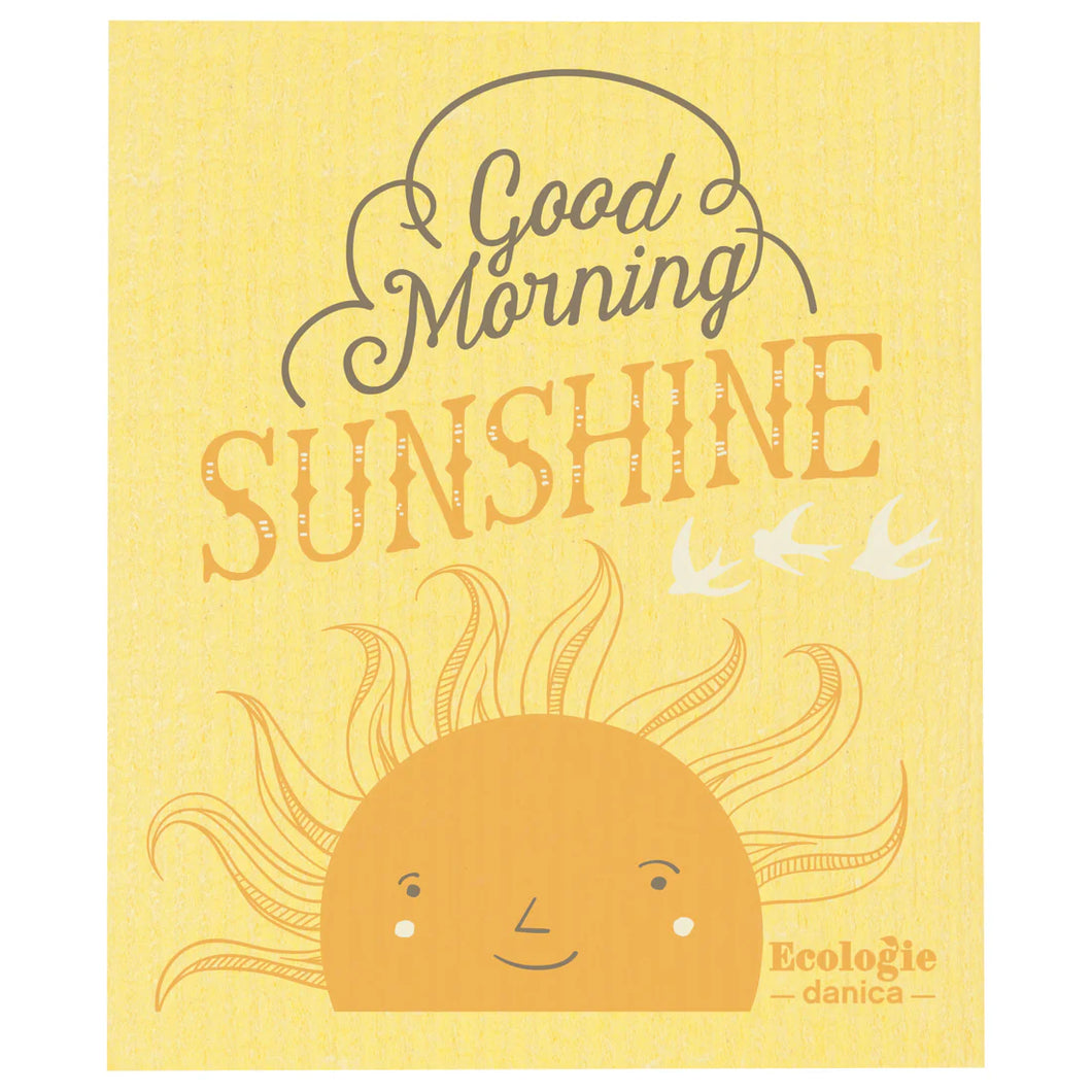 Good Morning Sun Swedish Dishcloth