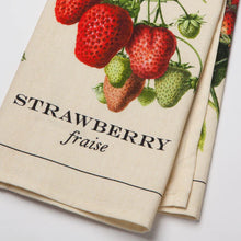 Load image into Gallery viewer, Vintage Strawberries Tea Towel
