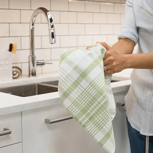 Sage Jumbo Dishtowels - Set of 3