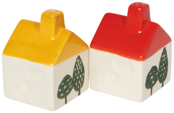 Houses Salt and Pepper Shakers - Set of 2
