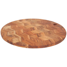 Load image into Gallery viewer, Chevron Acacia Wood 16&quot; Serving Board
