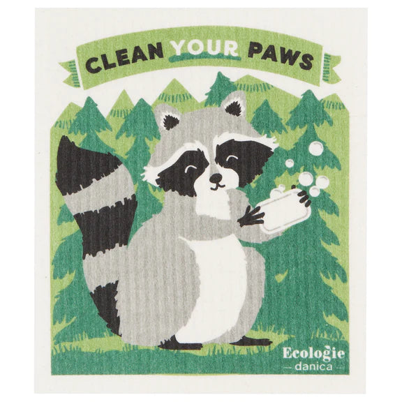 Clean Your Paws Swedish Dish Cloth