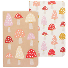 Load image into Gallery viewer, Toadstool Pocket Notebooks - Set of 2
