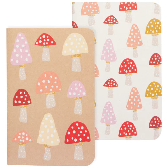 Toadstool Pocket Notebooks - Set of 2