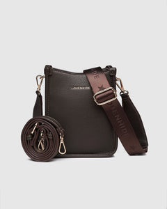 Parker Crossbody Bag - Chocolate