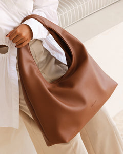 Monaco Shoulder Bag - Tan