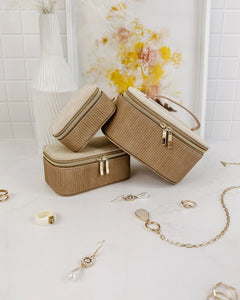 Jesse, Lola & Suzie Jewelry Cases - Almond