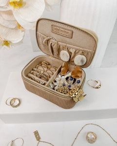 Jesse, Lola & Suzie Jewelry Cases - Almond