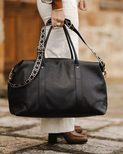 Alexis Ezra Weekender Travel Bag - Black