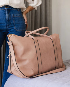 Alexis Ezra Weekender Travel Bag - Blush