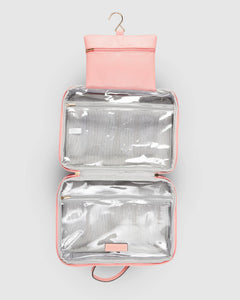 Emma Hanging Toiletry Case - Peach