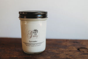Lavender Gift It Gray Soy Candle