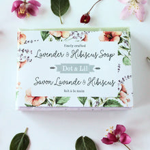 Load image into Gallery viewer, Lavender &amp; Hibiscus Soap
