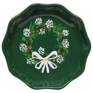 Wreaths Shaped Pinch Bowl - Assorted