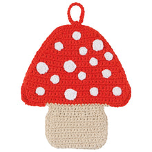 Load image into Gallery viewer, Toadstool Crochet Trivet
