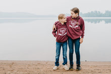 Load image into Gallery viewer, Burgundy - Barry&#39;s Bay Patch Youth Hoodie
