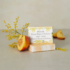 Mimosa Blossom & Nectarine Soap