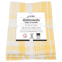 Load image into Gallery viewer, Lemon Jumbo Dishtowels - Set of 3
