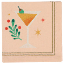 Load image into Gallery viewer, Spirits Bright Cocktail Napkins - Set of 4
