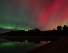 Load image into Gallery viewer, Barry's Bay Northern Lights Post Card
