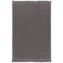 Load image into Gallery viewer, Charcoal Organic Cotton Waffle Hand Towel
