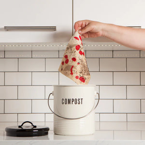 Toadstool Time Dishcloth