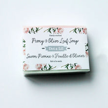 Load image into Gallery viewer, Peony &amp; Olive Leaf Soap
