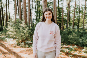 Peach - Barry's Bay Patch Nantucket Crewneck