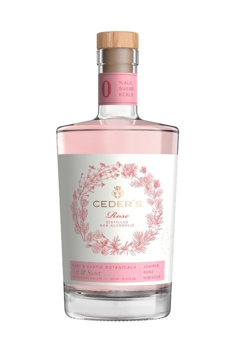 Ceder's Pink Rose Non-Alcoholic Gin