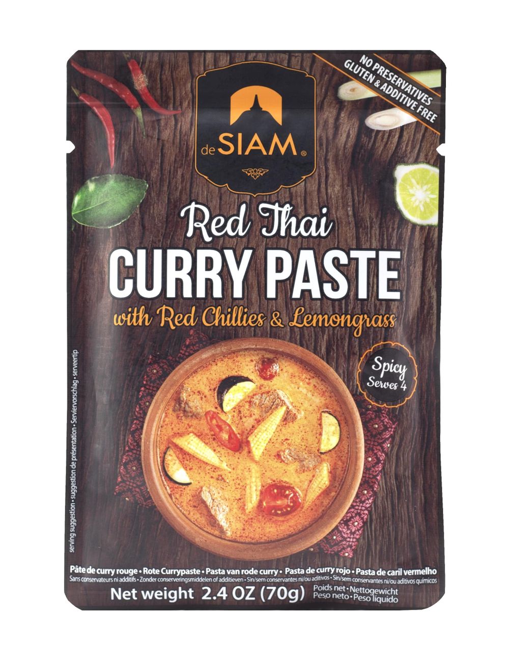 DeSiam Red Curry Paste