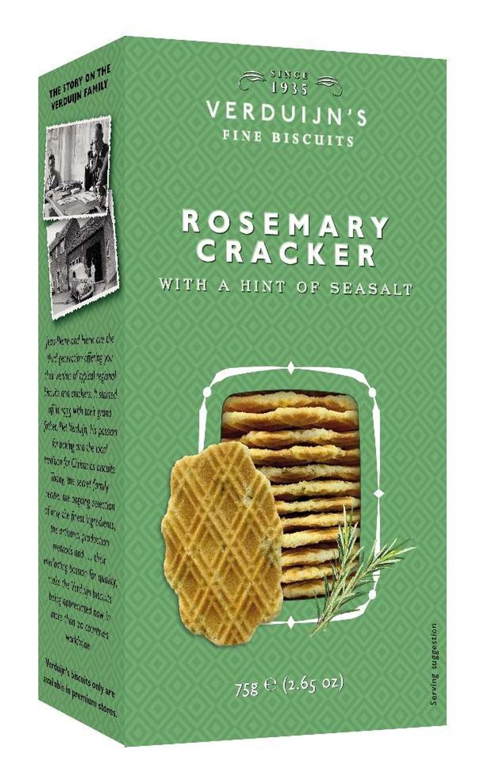 Verduijns Wafers with Rosemary